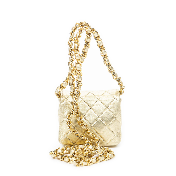 Chanel Vintage Micro Mini Chain Crossbody - Picture 5 of 9